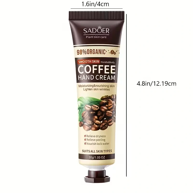 Kávový hydratačný upokojúci krém na ruky 30g 2