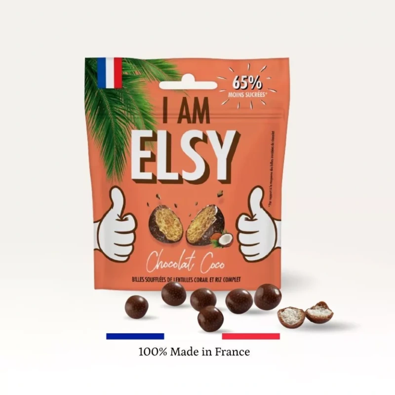 Čokoládové kokosové guličky 50g (65% menej cukru)