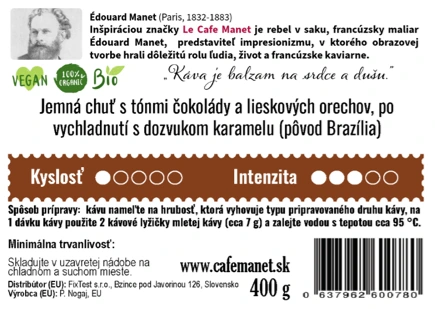 Káva BRAZILIA Santos Exclusive 400g 2