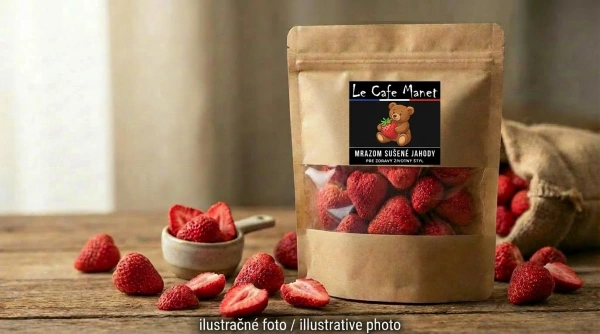 Mrazom sušené ovocie JAHODA - lyofilizované