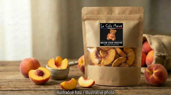 Mrazom sušené ovocie BROSKYŇA - lyofilizované