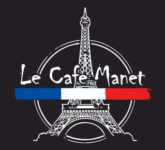 Unisex čierne športové tričko PERFORMANCE AIRCOOL s logom Eiffelovka & Le Cafe Manet 1