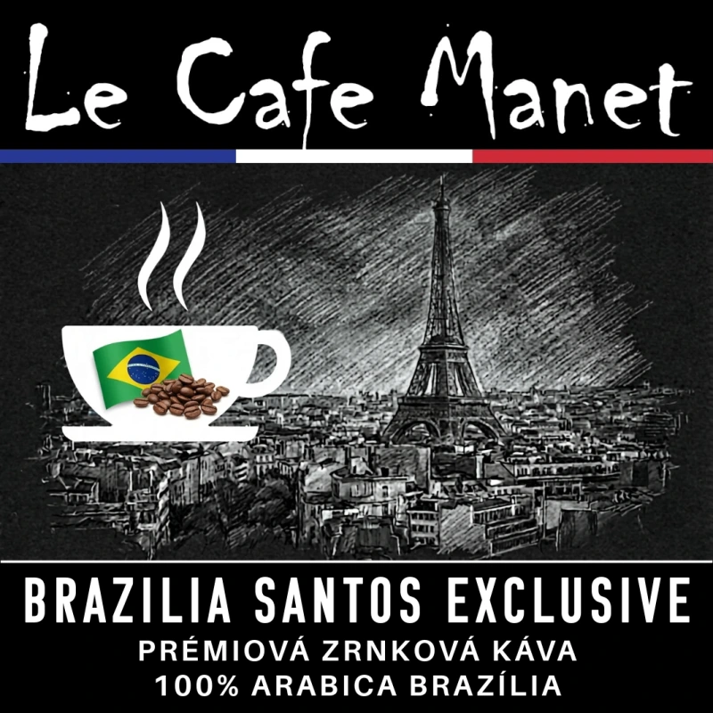 Cenovo zvýhodnené balenie kávy BRAZILIA Santos Exclusive - 1200g (3x 400g) ZĽAVA -3% 1