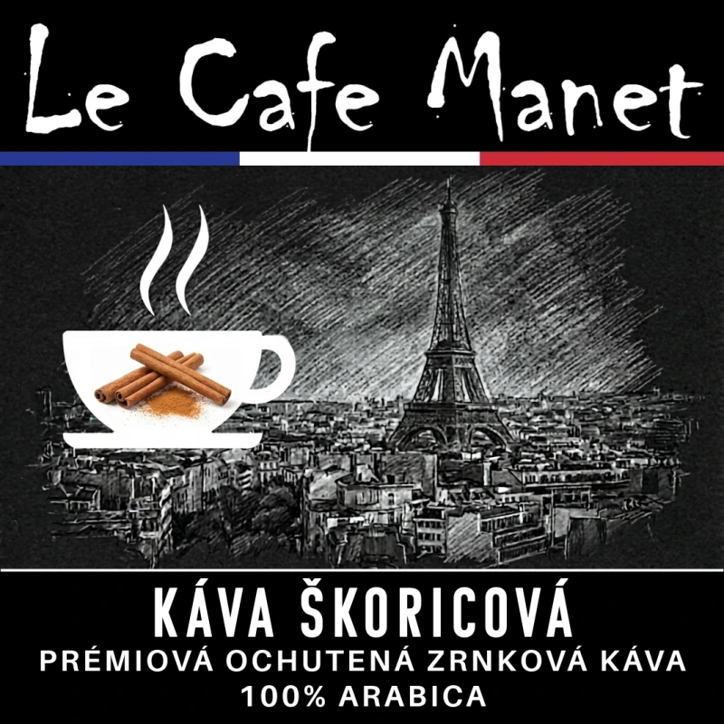 Káva ŠKORICOVÁ - zrnková ochutená 1