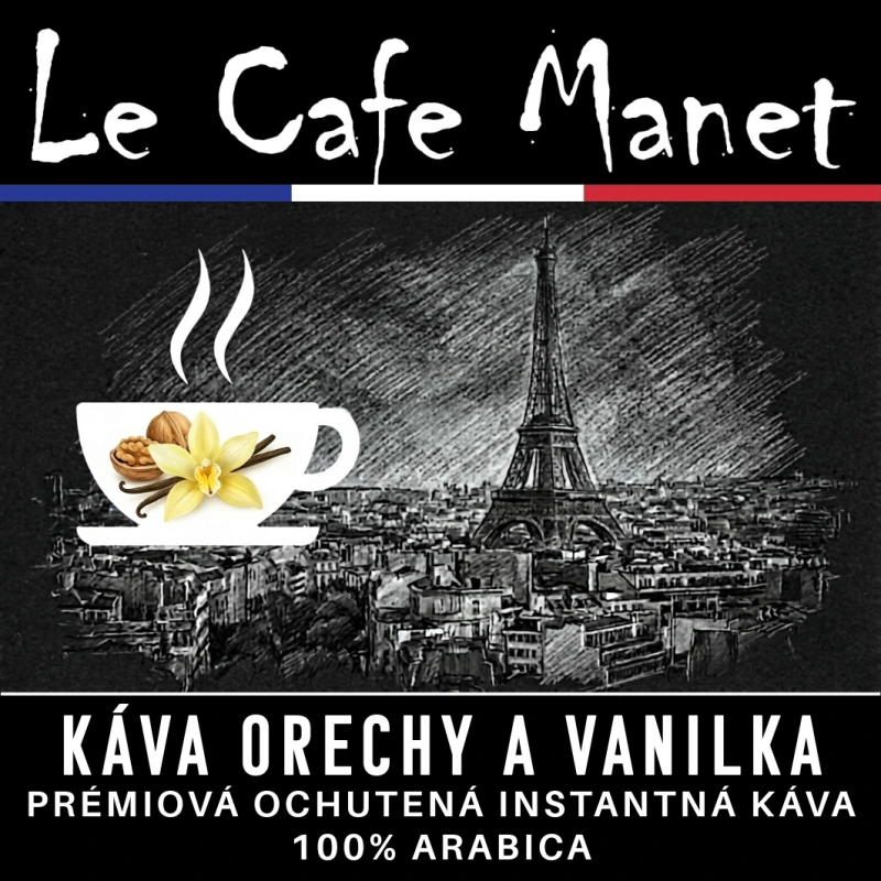 Káva ORECHY A VANILKA - instantná 1