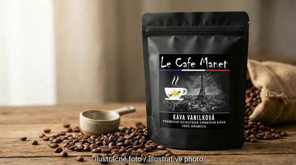 Káva VANILKOVÁ - zrnková ochutená