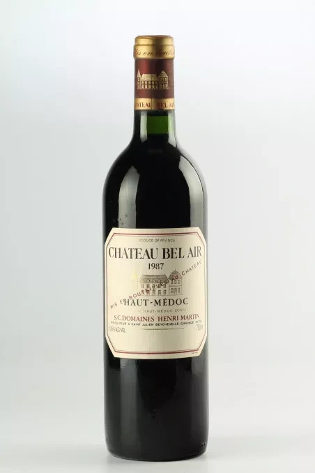Raritné víno CHÂTEAU BEL AIR ročník 1987