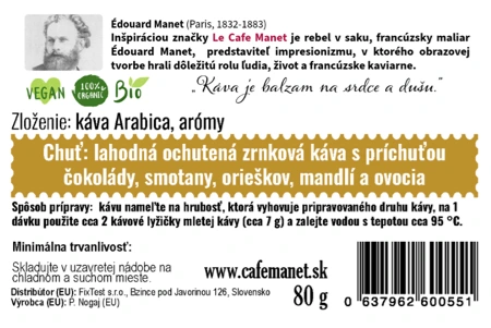 Káva BELGICKÉ PRALINKY - zrnková ochutená 2