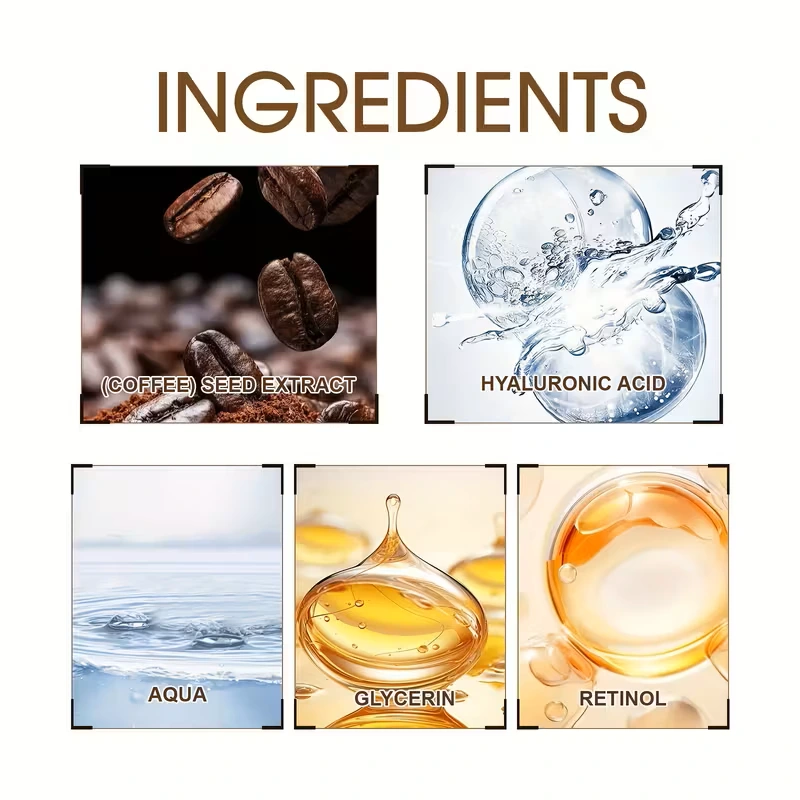 Kávový krém s retinolom na tvár proti vráskam 50g 2