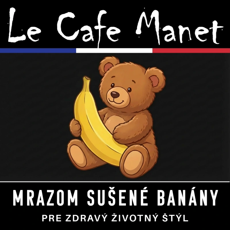 Mrazom sušené ovocie BANÁN - lyofilizované 1