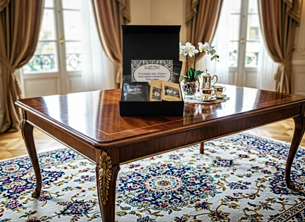 Darčeková krabica - Degustačný set káv, čajov a mrazom sušeného ovocia