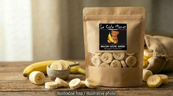 Mrazom sušené ovocie BANÁN - lyofilizované