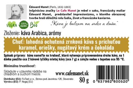 Káva SNICKERS - zrnková ochutená 2