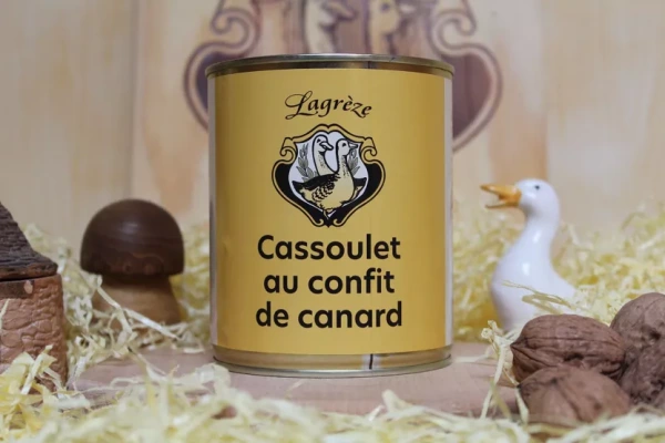 Tradičný francúzsky Cassoulet s kačacím konfitom - Le Cassoulet au Confit de Canard 400g 1