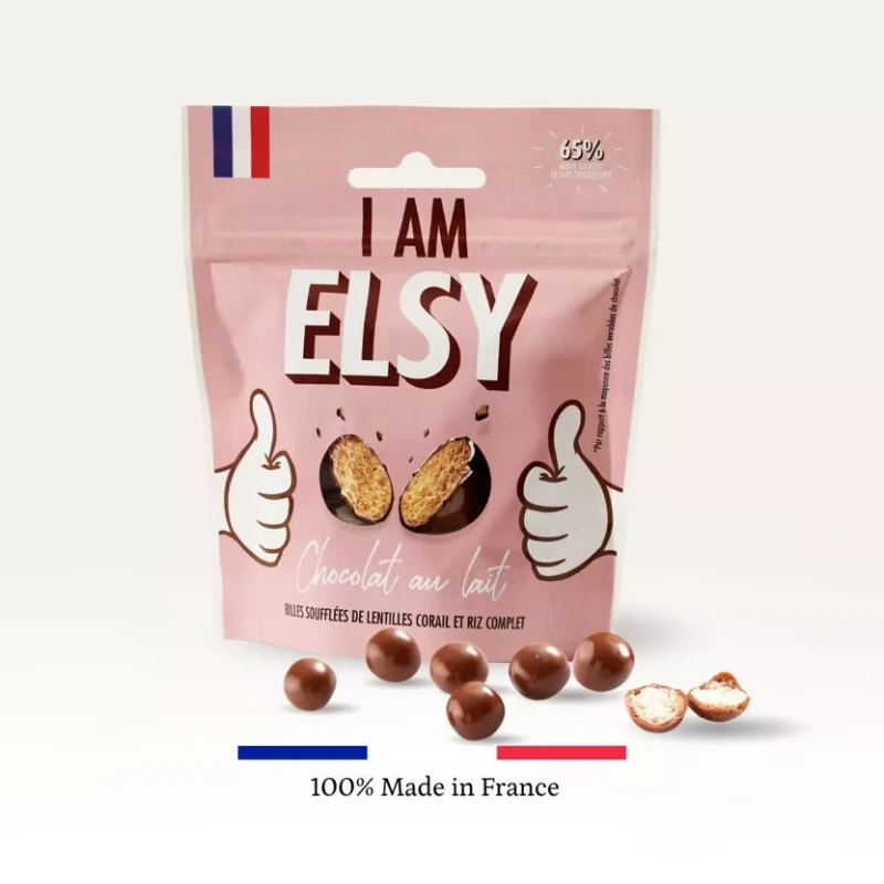 Guličky z mliečnej čokolády 50g (65% menej cukru)